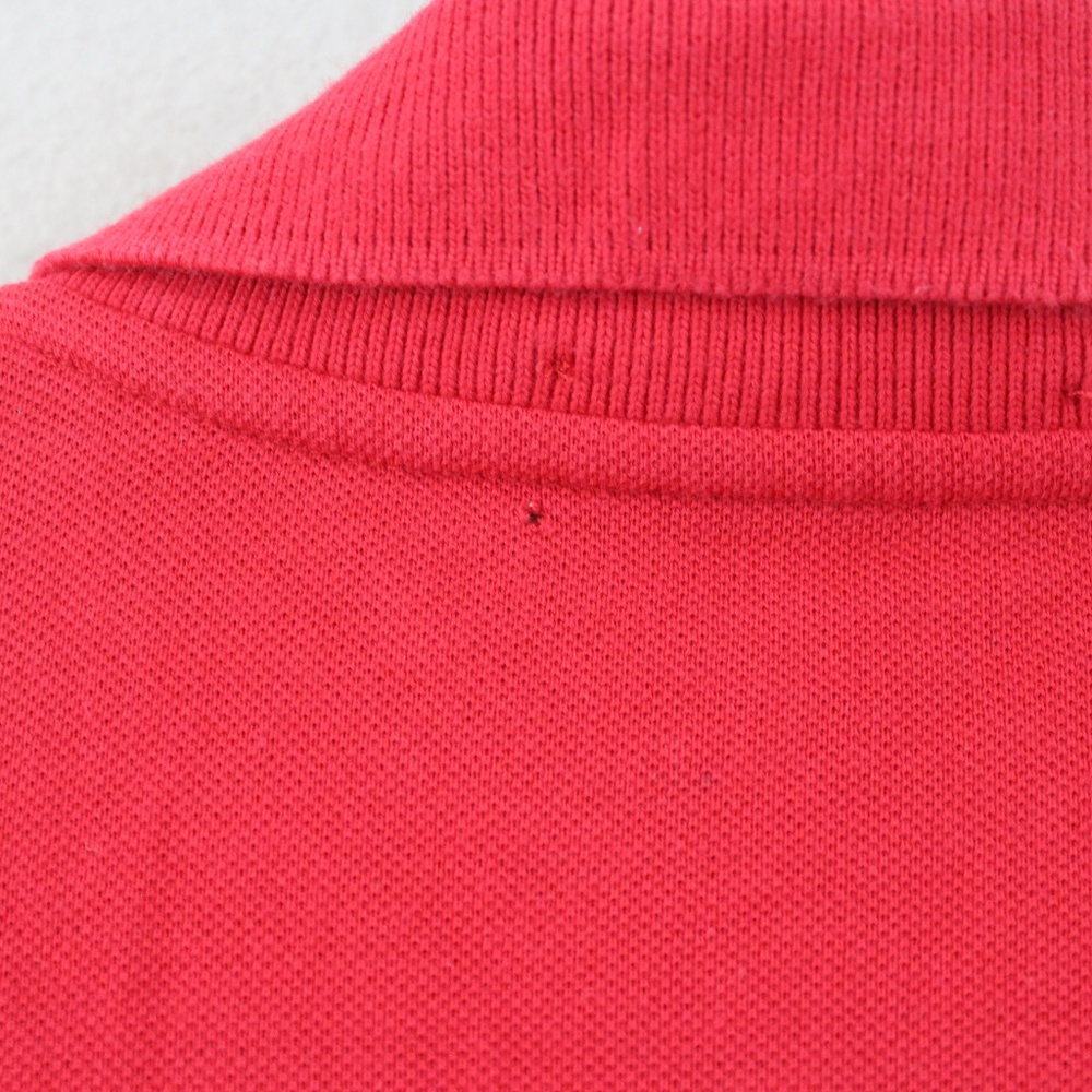 VTG Burberry Burberrys USA Red Polo Shirt F343 - Picture 7 of 7